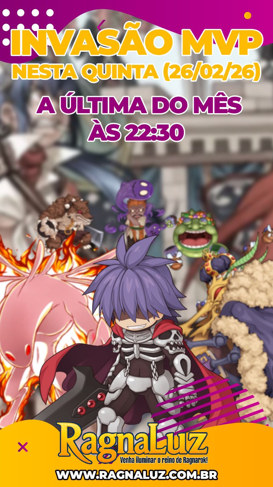&Uacute;ltima invas&atilde;o mvp do m&ecirc;s 22:30